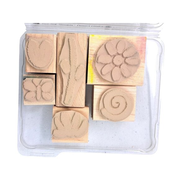 Stampin Up Rubber Stamps Lot of 21 Year-Round Cheer Painted Garden Hero Arts - Picture 4 of 9